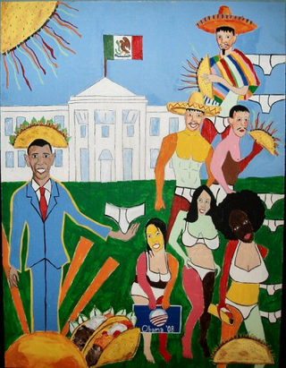 Illustration for article titled The President's Many Facets Revealed In Amateur Art